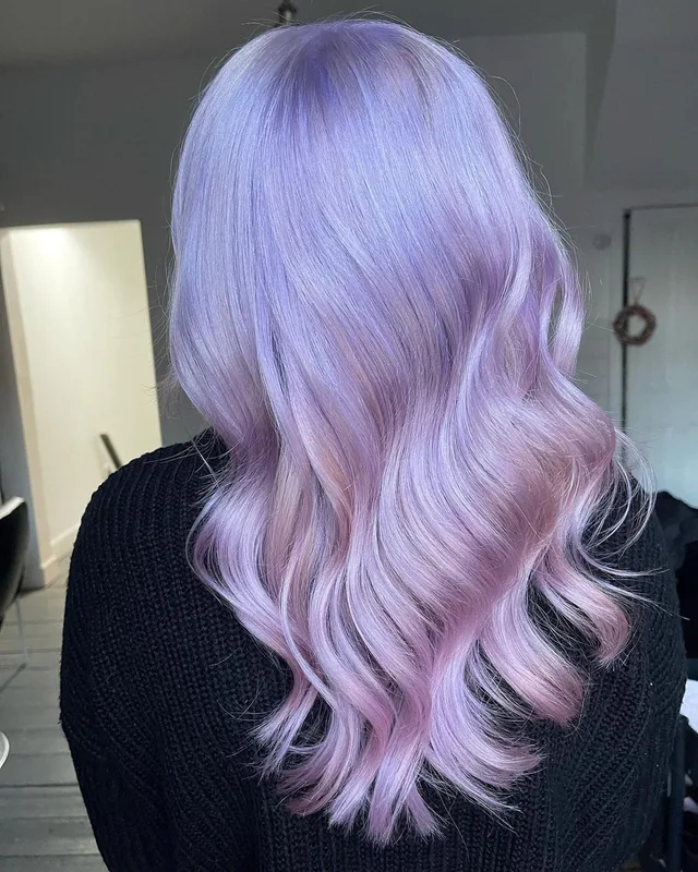 Capelli tinti con Crazy Color N. 55 Lilac, foto dalla community Crazy Color