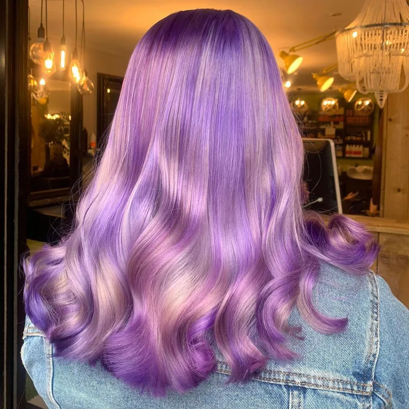 Capelli tinti con Crazy Color N. 54 Lavender, foto dalla community Crazy Color