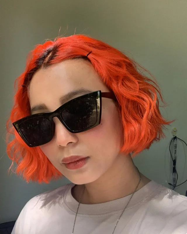 Capelli tinti con Crazy Color N. 60 Orange, foto dalla community Crazy Color