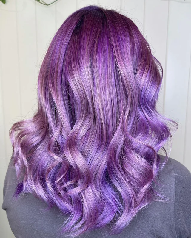 Capelli tinti con Crazy Color N. 62 Hot Purple, foto dalla community Crazy Color