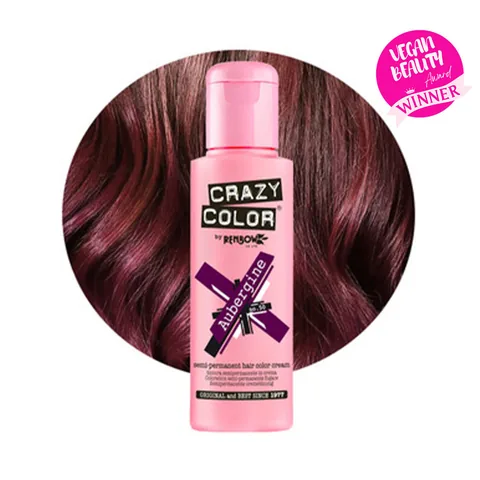 Crazy Color N. 50 Aubergine, flacone da 100 ml