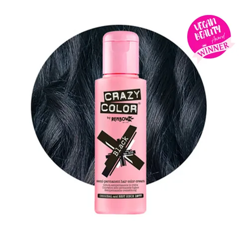 Crazy Color N. 30 Black, flacone da 100 ml