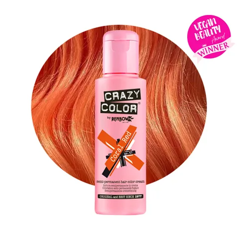 Crazy Color N. 57 Coral Red, flacone da 100 ml