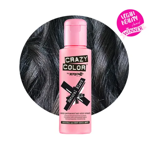 Crazy Color N. 32 Natural Black, flacone da 100 ml