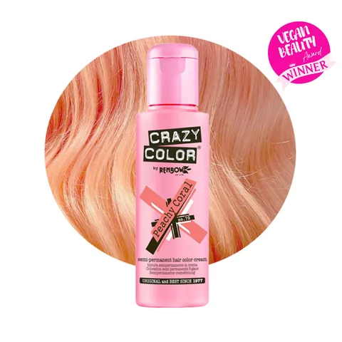 Crazy Color N. 70 Peachy Coral, flacone da 100 ml